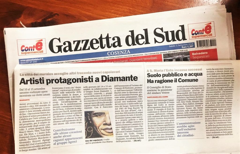 Operazione Street Art [Gazzetta del Sud]